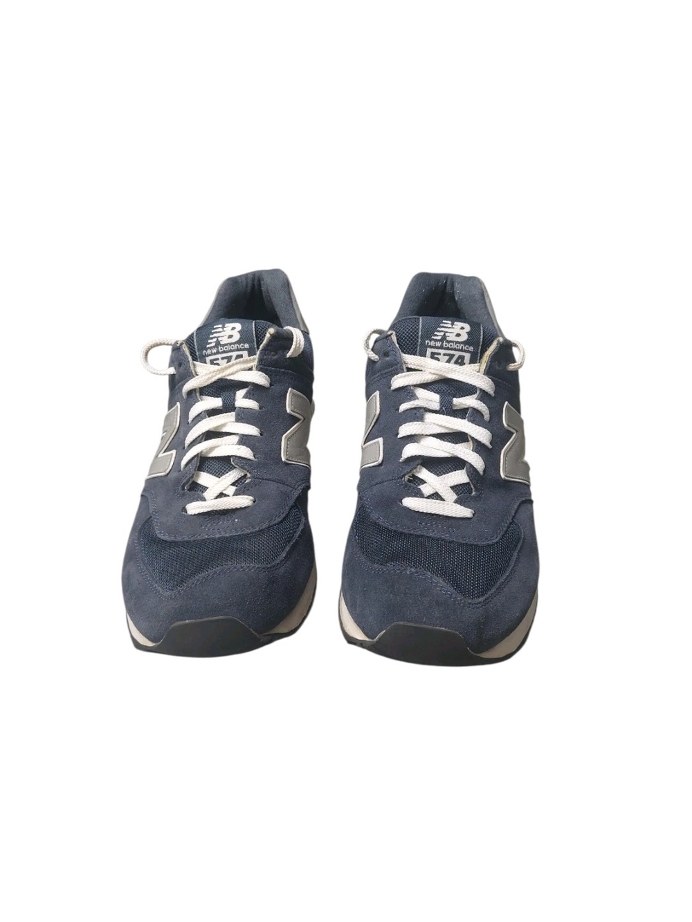 New Balance 574 Navy Blue Men's 11.5 M574NN Suede Sneakers